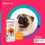Antipulgas e Carrapatos Bravecto  C es Transdermal 4 5 a 10kg 250mg 1 Pipeta 0 89ml MSD Sa de Animal 1