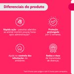 Antipulgas e Carrapatos Bravecto  C es Transdermal 2 a 4 5kg 112 5mg 1 Pipeta 0 4ml MSD Sa de Animal 6