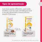 Antipulgas e Carrapatos Bravecto  C es Transdermal 2 a 4 5kg 112 5mg 1 Pipeta 0 4ml MSD Sa de Animal 7