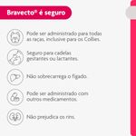 Antipulgas e Carrapatos Bravecto  C es Transdermal 10 a 20kg 500mg 1 Pipeta 1 79ml MSD Sa de Animal 10