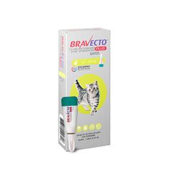 Antipulgas, Sarna de Ouvido e Verminoses Bravecto® Gatos Transdermal Plus 1,2 a 2,5kg 112,5mg 1 Pipeta 0,4ml MSD Saúde Animal