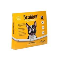 Coleira Scalibor® 19g Contra Mosquitos Vetores da Leishmaniose Cães Porte Médio 48cm MSD Saúde Animal
