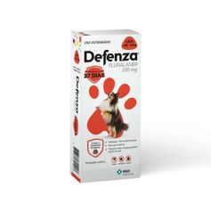 Antipulgas, Bicho-de-Pé, Carrapatos e Sarnas Defenza® 100mg Cães de 4,5 a 10 kg 1 Comp. Mastigável MSD Saúde Animal