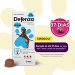 Antipulgas  Bicho-de-P   Carrapatos e Sarnas Defenza  400mg C es de 20 a 40kg 1 Comp  Mastig vel MSD Sa de Animal 3