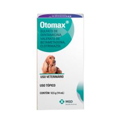 Pomada Otológica MSD Otomax para Cães 12,5g (14 ml)