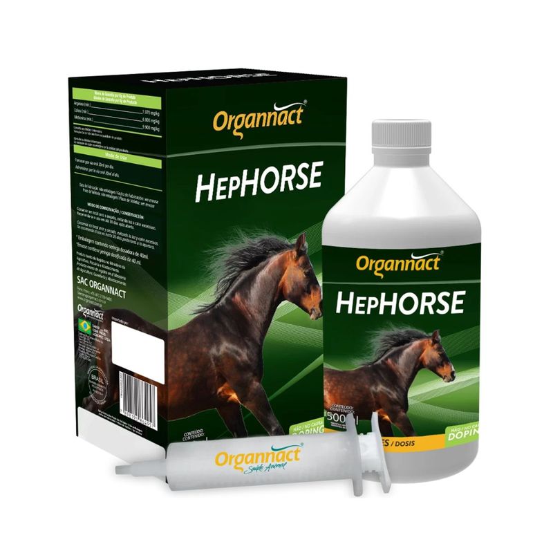 Suplemento Organnact Hephorse para Equinos 500ml 0