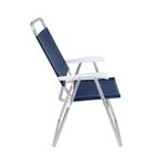 Cadeira Mor Master Plus Alum nio Azul 2