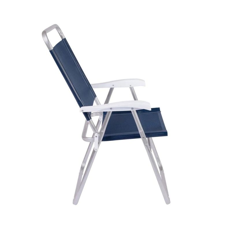 Cadeira Mor Master Plus Alum nio Azul 2