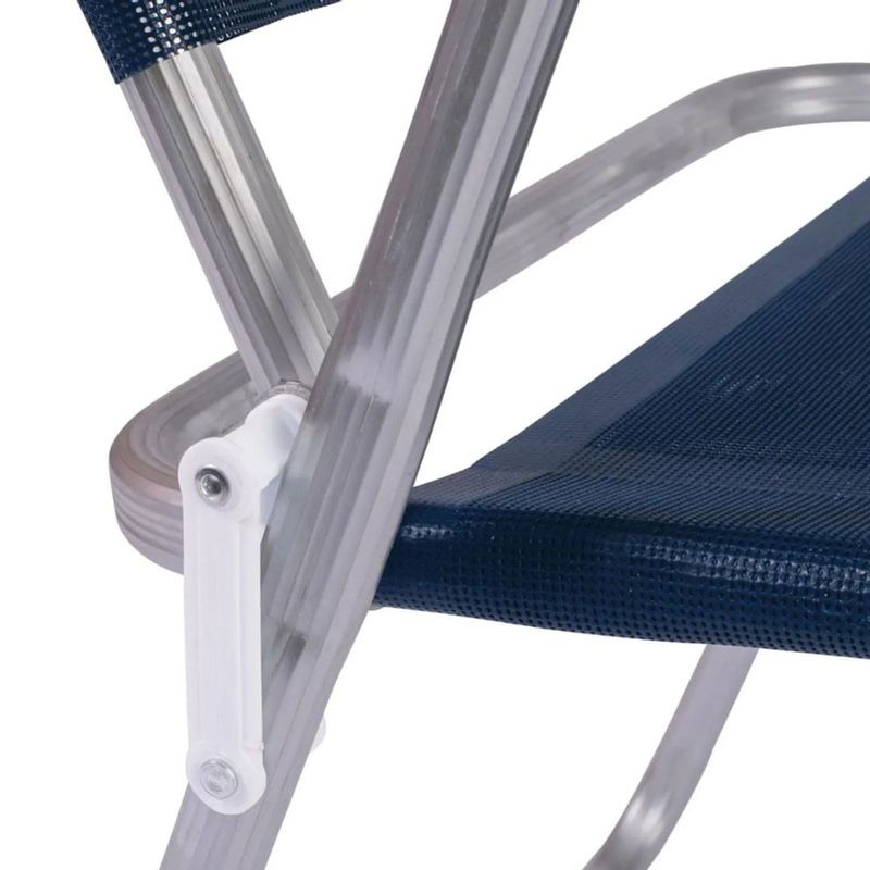 Cadeira Mor Master Plus Alum nio Azul 5