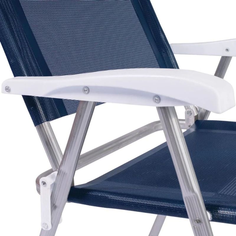 Cadeira Mor Master Plus Alum nio Azul 6