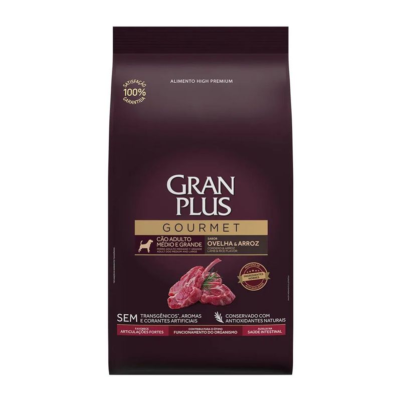 racao-seca-granplus-gourmet-para-caes-adultos-porte-medio-e-grande-ovelha-e-arroz-15kg-0 jpg