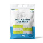 Areia Higi nica Timb Pet Micro Cristais S lica Super Premium para Gatos 1 6kg 0