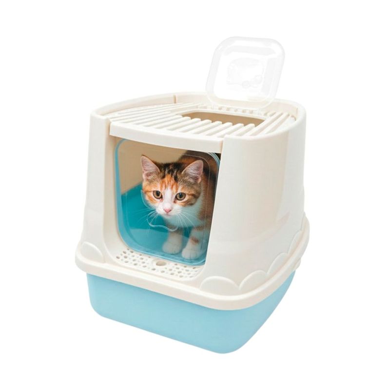 banheiro-animaux-fechado-patinha-para-gatos-azul-1 jpg