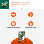 Ra  o Seca N D Spirulina para Gatos Adultos Til pia  Spirulina e Goji Berry 7kg 5
