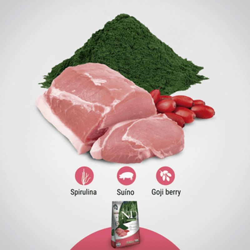 Ra  o Seca N D Spirulina para Gatos Adultos Castrados Su no  Spirulina e Goji Berry 7kg 7