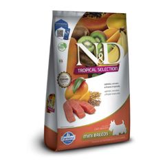 Ração Seca N&D Tropical Selection para Cães Adultos Porte Mini Salmão, Cereais e Frutas Tropicais 2kg
