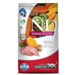 Ra  o Seca N D Tropical Selection para Gatos Adultos Frango  Cereais e Frutas Tropicais 1 5kg 1