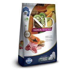 Ração Seca N&D Tropical Selection para Cães Filhotes Porte Médio e Grande Cordeiro, Cereais e Frutas 10kg