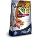 Ra  o Seca N D Tropical Selection para C es Filhotes Porte M dio e Grande Cordeiro  Cereais e Frutas 10kg 1