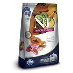 Ra  o Seca N D Tropical Selection para C es Adultos Porte M dio e Grande Cordeiro  Cereais e Frutas Tropicais 10kg 0