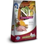 Ra  o Seca N D Tropical Selection para C es Adultos Porte Mini Frango  Cereais e Frutas Tropicais 2 5kg 1