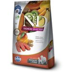 Ra  o Seca N D Tropical Selection para C es Adultos Porte M dio e Grande Salm o  Cereais e Frutas Tropicais 10kg 3
