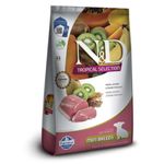 Ra  o Seca N D Tropical Selection para C es Filhotes Porte Mini Su no  Cereais e Frutas Tropicais 2kg 0