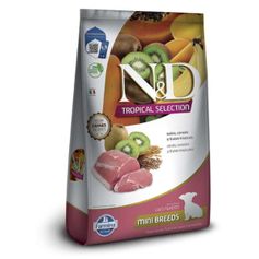 Ração Seca N&D Tropical Selection para Cães Filhotes Porte Mini Suíno, Cereais e Frutas Tropicais 2kg