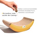 Arranhador Animaux Frutas Papel o Banana para Gatos Filhotes 3