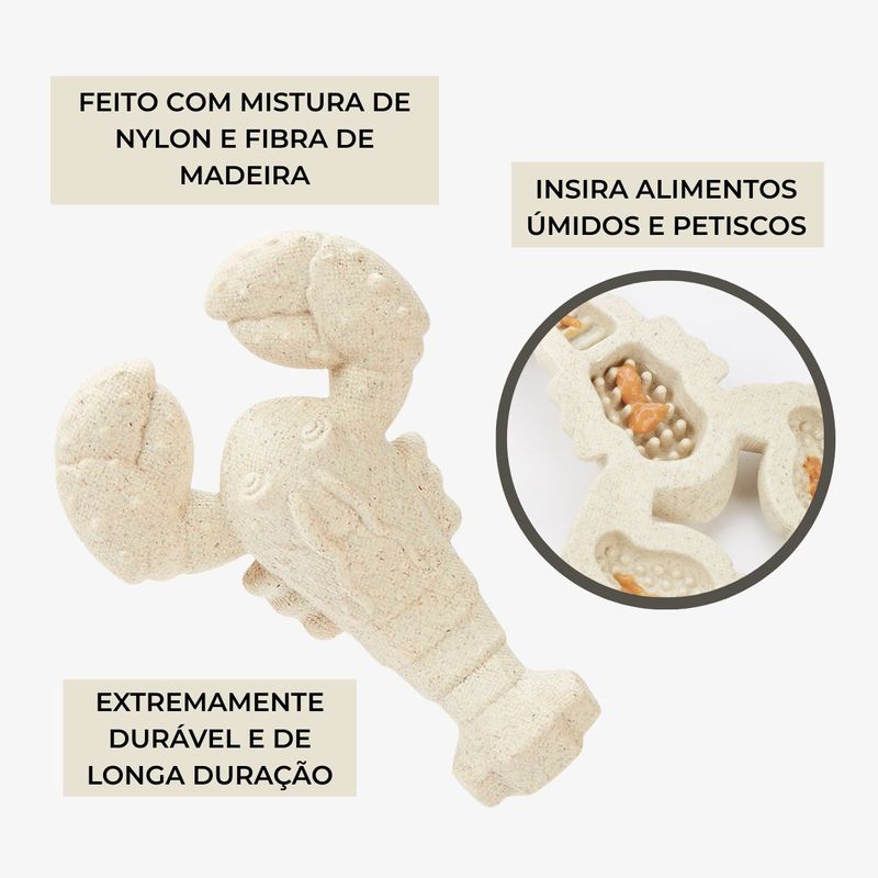 Brinquedo Animaux Lagosta Nylon para C es Porte M dio e Grande 1