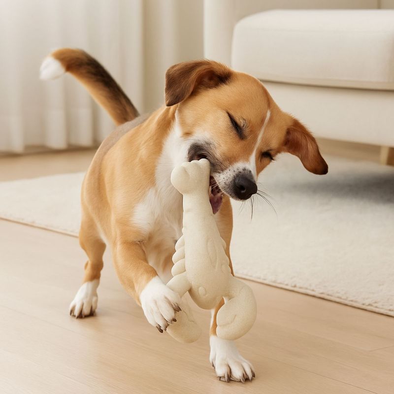 Brinquedo Animaux Lagosta Nylon para C es Porte M dio e Grande 5