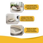 Bandeja Sanit ria Animaux com P  para Gatos Azul  4