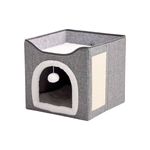 casa-cubo-animaux-com-arranhador-e-brinquedo-para-gatos-cinza-0 jpg