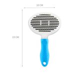 Escova Animaux Rasqueadeira Tira Pelos para Pet Azul 5