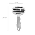 Escova Animaux Rasqueadeira Tira Pelos para Pet Cinza 5