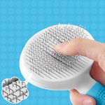 Escova Animaux Rasqueadeira Tira Pelos para Pet Rosa 4