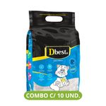 Combo Areia Higi nica Dbest Tradicional 2kg - Cont m 10 unidades 0