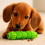 Brinquedo Animaux Mordedor 23cm Porta Petisco para C es Porte Pequeno e M dio Verde 2