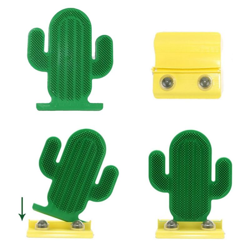 Brinquedo Animaux Cacto Massageador com Catnip para Gatos 1