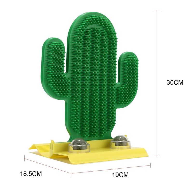 Brinquedo Animaux Cacto Massageador com Catnip para Gatos 2