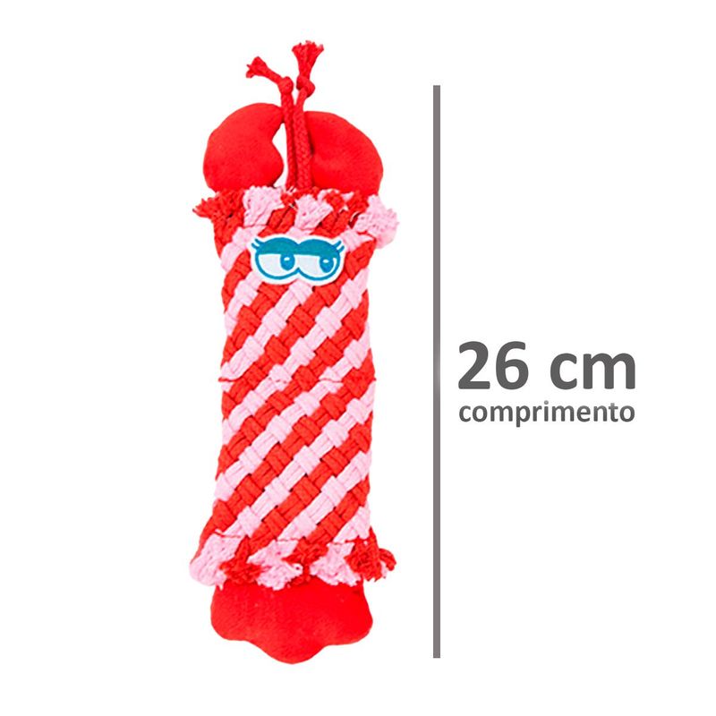 Brinquedo Animaux Mordedor Corda Lagosta para C es 3