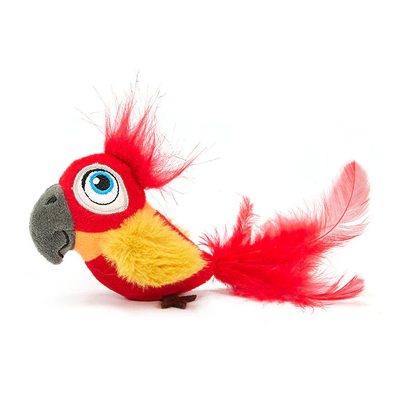 Brinquedo Animaux Tucano com Som e Bolinhas de Catnip para Gatos 0