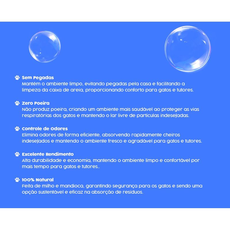 Areia Higi nica Chamego Gr os M dios para Gatos 4kg 1