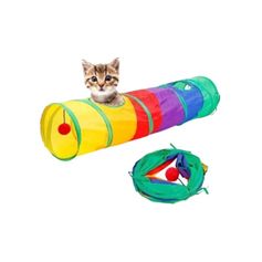Brinquedo Bom Amigo Túnel Funny para Gatos Multicolorido