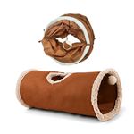 brinquedo-animaux-tunel-para-gatos-marrom-62cm-1 jpg