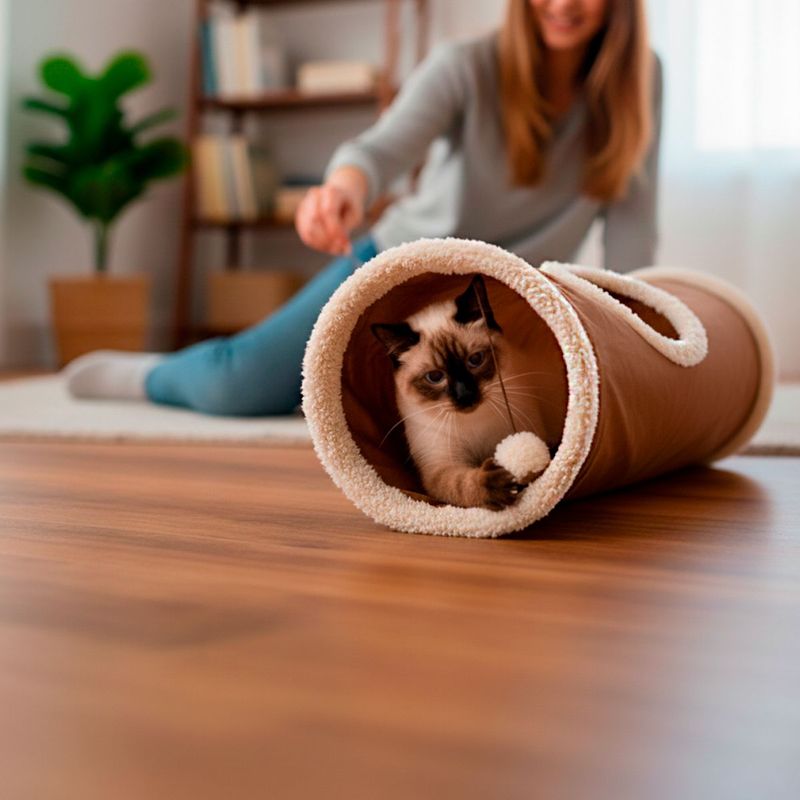 brinquedo-animaux-tunel-para-gatos-marrom-62cm-5 jpg