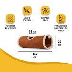 brinquedo-animaux-tunel-para-gatos-marrom-116cm-3 jpg