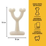 Mordedor Animaux Osso Maci o para C es Porte M dio 15cm - Tamanho G 3