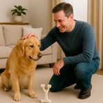 Mordedor Animaux Osso Maci o para C es Porte M dio 15cm - Tamanho G 4