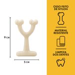 Mordedor Animaux Osso Maci o para C es Porte Pequeno 9cm - Tamanho P 3